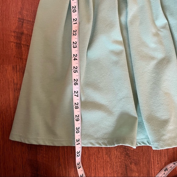 ☀️HOST PICK☀️ Cute Mint Green Pleated Dress - Size Small - Picture 7 of 10